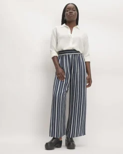 Everlane Pants|Pull-On Pants*The Satin Pull-On Pant