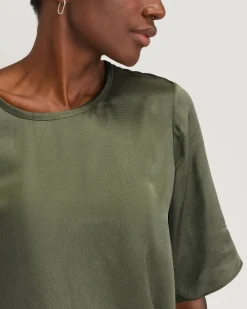 Everlane Tops*The Satin Relaxed Tee