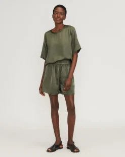 Everlane Tops*The Satin Relaxed Tee