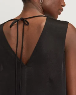 Everlane Tops*The Satin V-Neck Top
