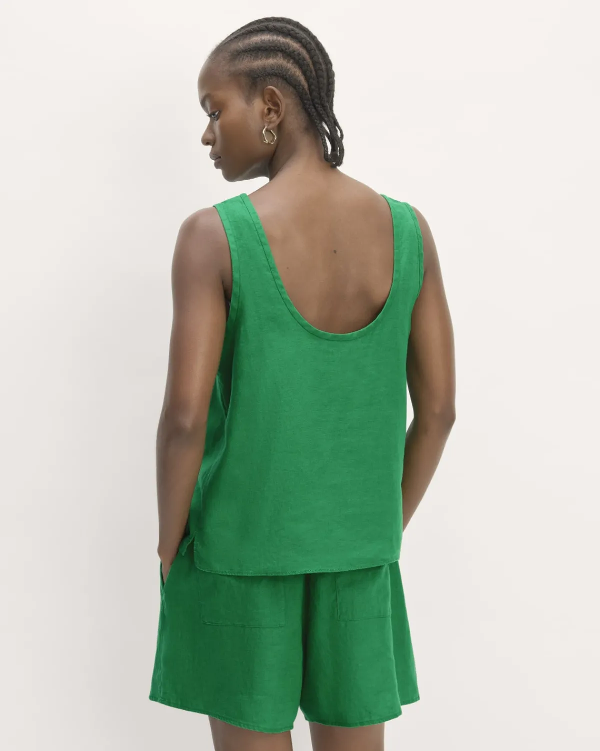 Everlane Tops*The Scoop Tank in Linen