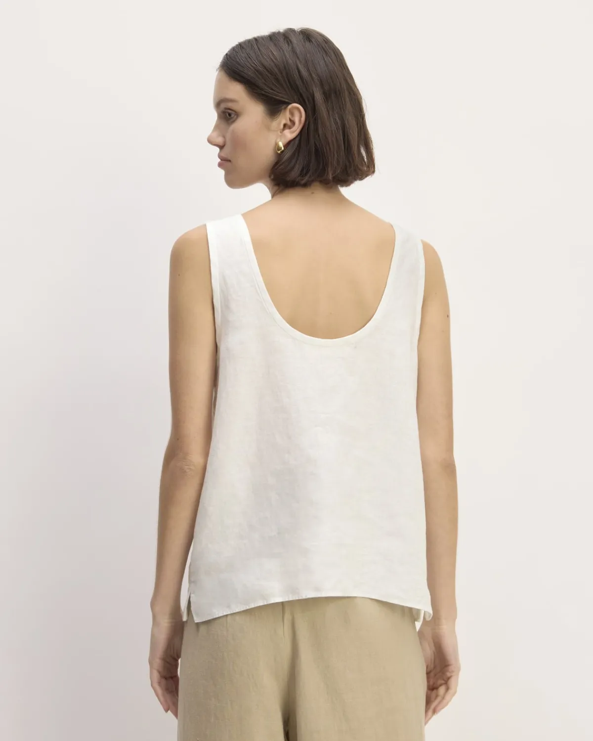 Everlane Tops*The Scoop Tank in Linen