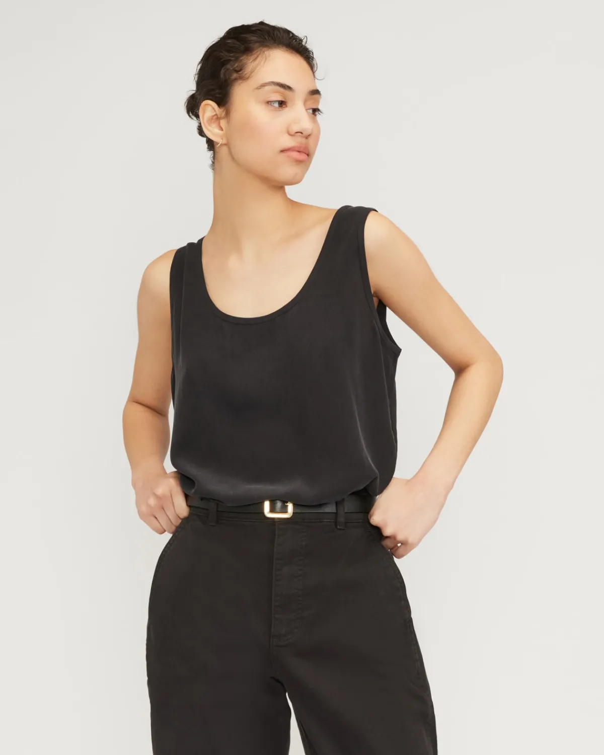 Everlane Tops*The Scoop Tank in Washable Silk