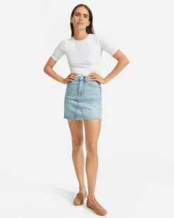 Everlane Bodysuits|Tees*The Short-Sleeve Crew Neck Bodysuit White