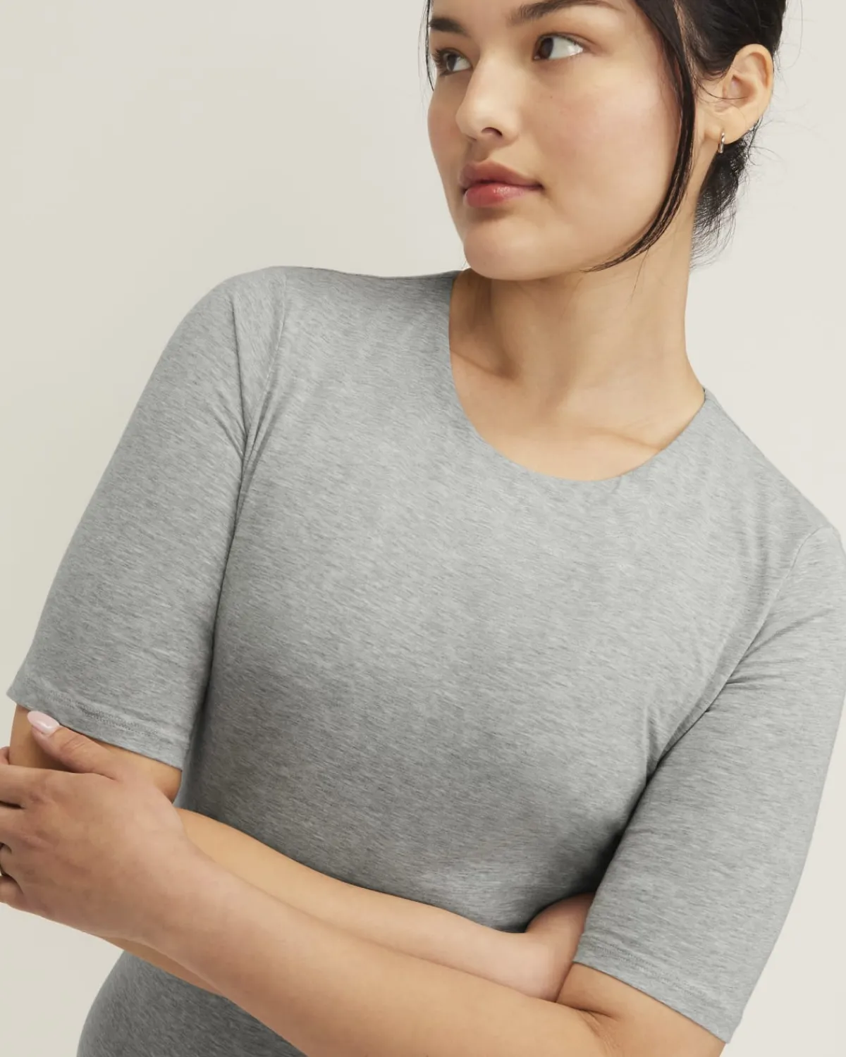 Everlane Bodysuits|Tees*The Short-Sleeve Crew Neck Bodysuit White