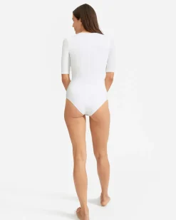 Everlane Bodysuits|Tees*The Short-Sleeve Crew Neck Bodysuit White