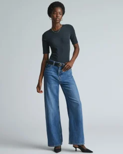 Everlane Bodysuits|Tees*The Short-Sleeve Crew Neck Bodysuit White