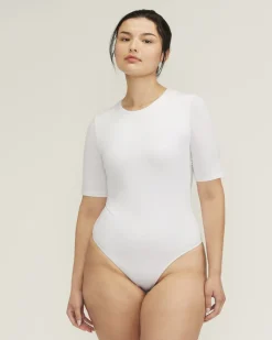 Everlane Bodysuits|Tees*The Short-Sleeve Crew Neck Bodysuit White