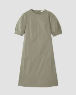 Everlane Dresses*The Short-Sleeve Puff Midi Dress