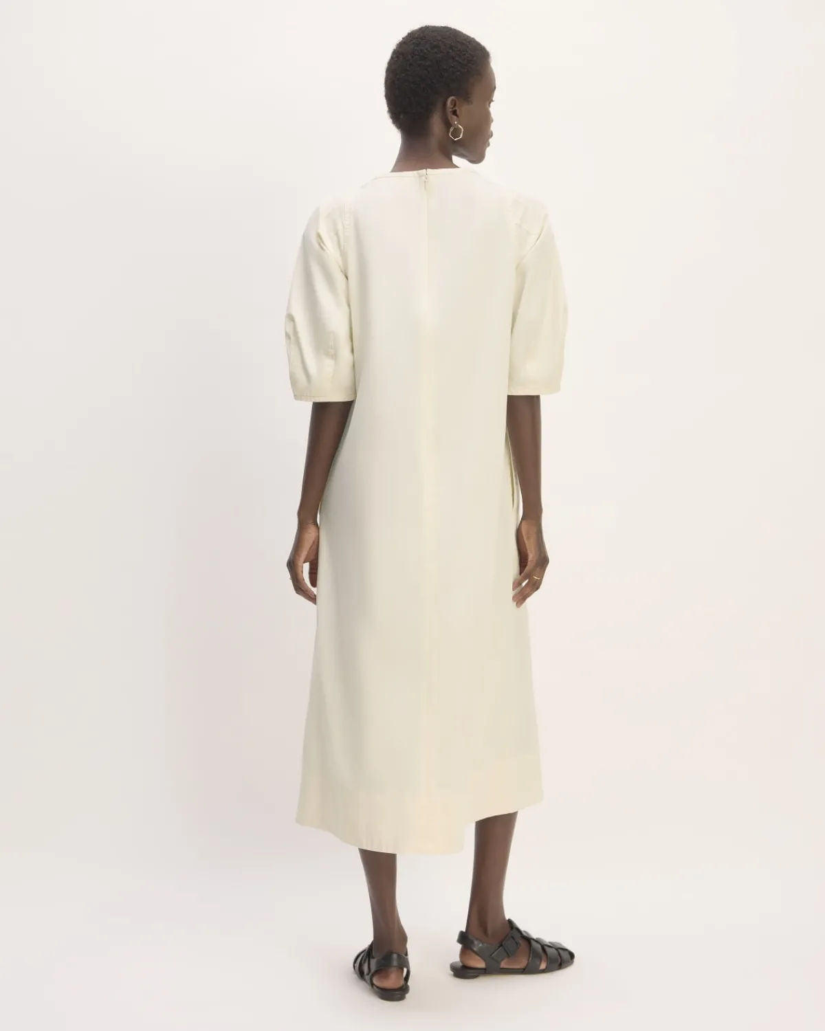 Everlane Dresses*The Short-Sleeve Puff Midi Dress