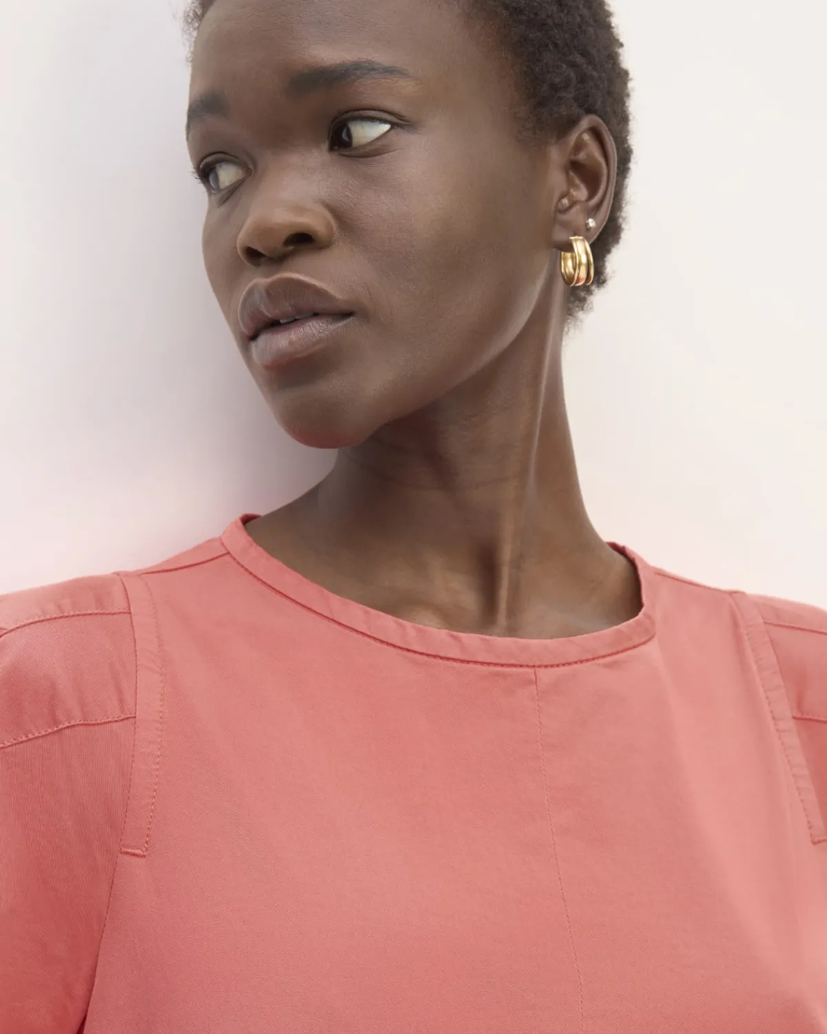 Everlane Dresses*The Short-Sleeve Puff Midi Dress