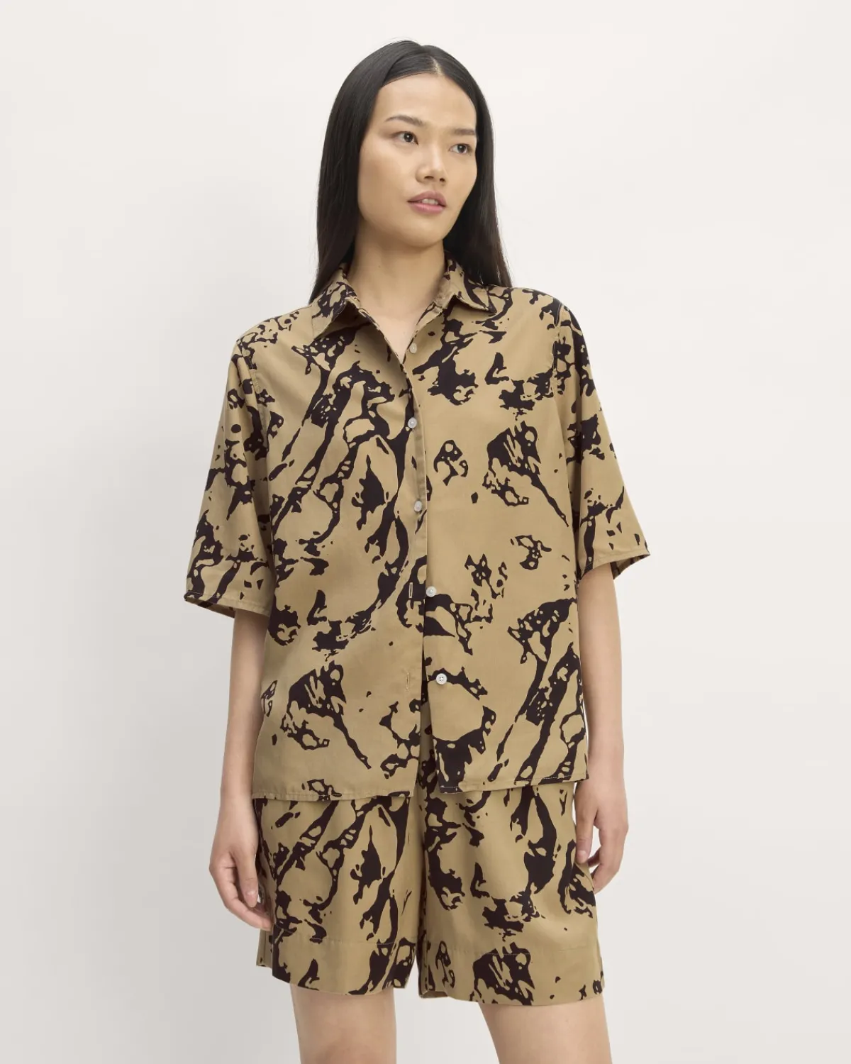 Everlane Tops*The Short-Sleeve Shirt in Butterlite