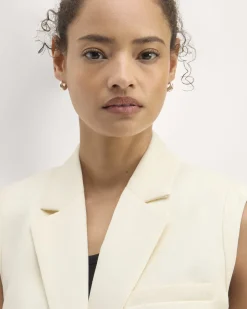 Everlane Jackets & Coats|Blazers*The Sleeveless Blazer in Buttersmooth Canvas