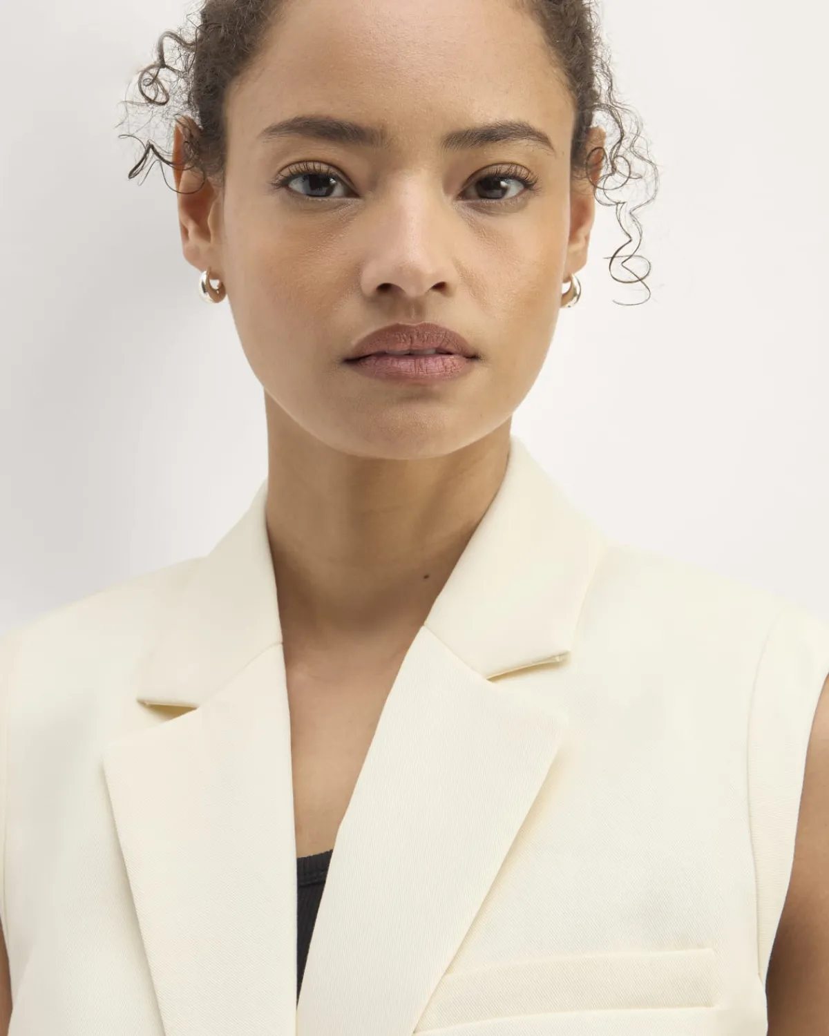 Everlane Jackets & Coats|Blazers*The Sleeveless Blazer in Buttersmooth Canvas