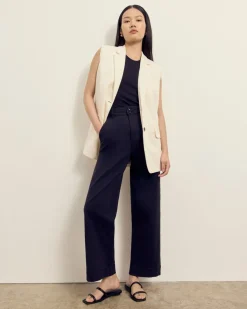 Everlane Jackets & Coats|Blazers*The Sleeveless Blazer in Buttersmooth Canvas