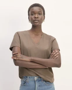 Everlane Tees|Short Sleeve Tees*The Slim V-Neck Tee in Essential Cotton