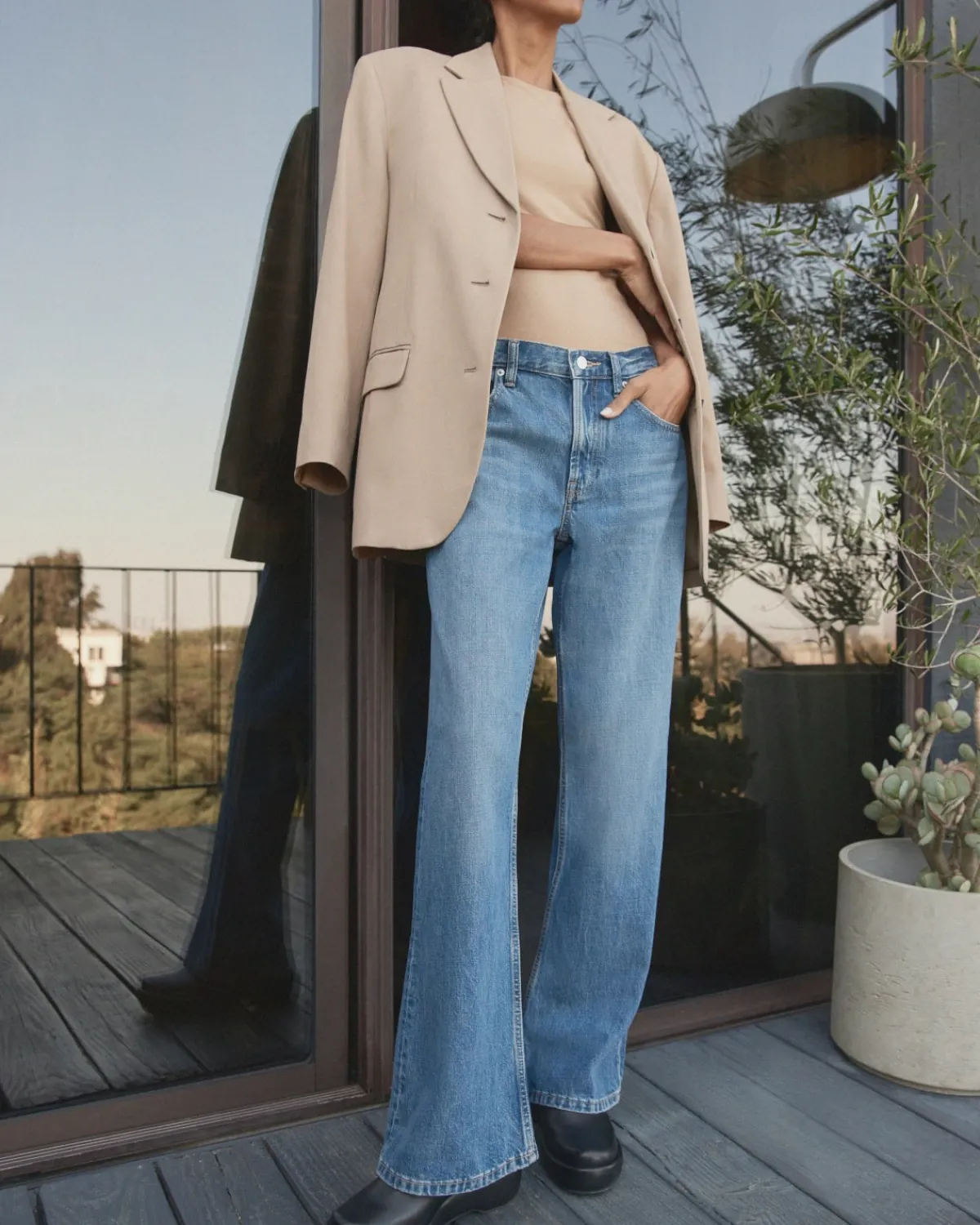 Everlane Jeans|Wide-Leg Jeans*The Slouch Bootcut Jean
