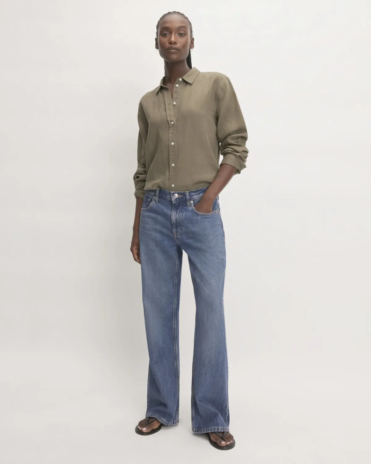 Everlane Jeans|Wide-Leg Jeans*The Slouch Bootcut Jean