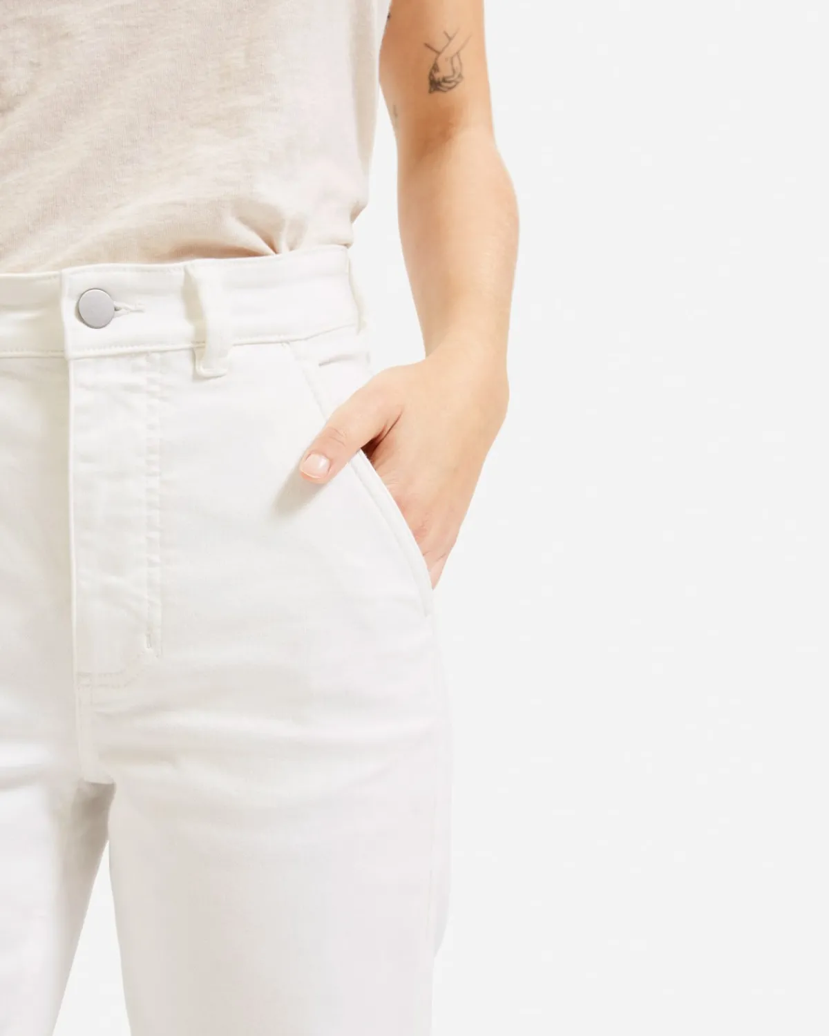 Everlane Pants|Straight Pants*The Straight-Leg Pant Bone