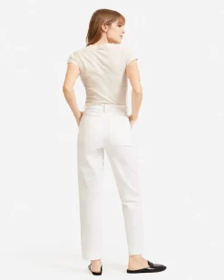 Everlane Pants|Straight Pants*The Straight-Leg Pant Bone