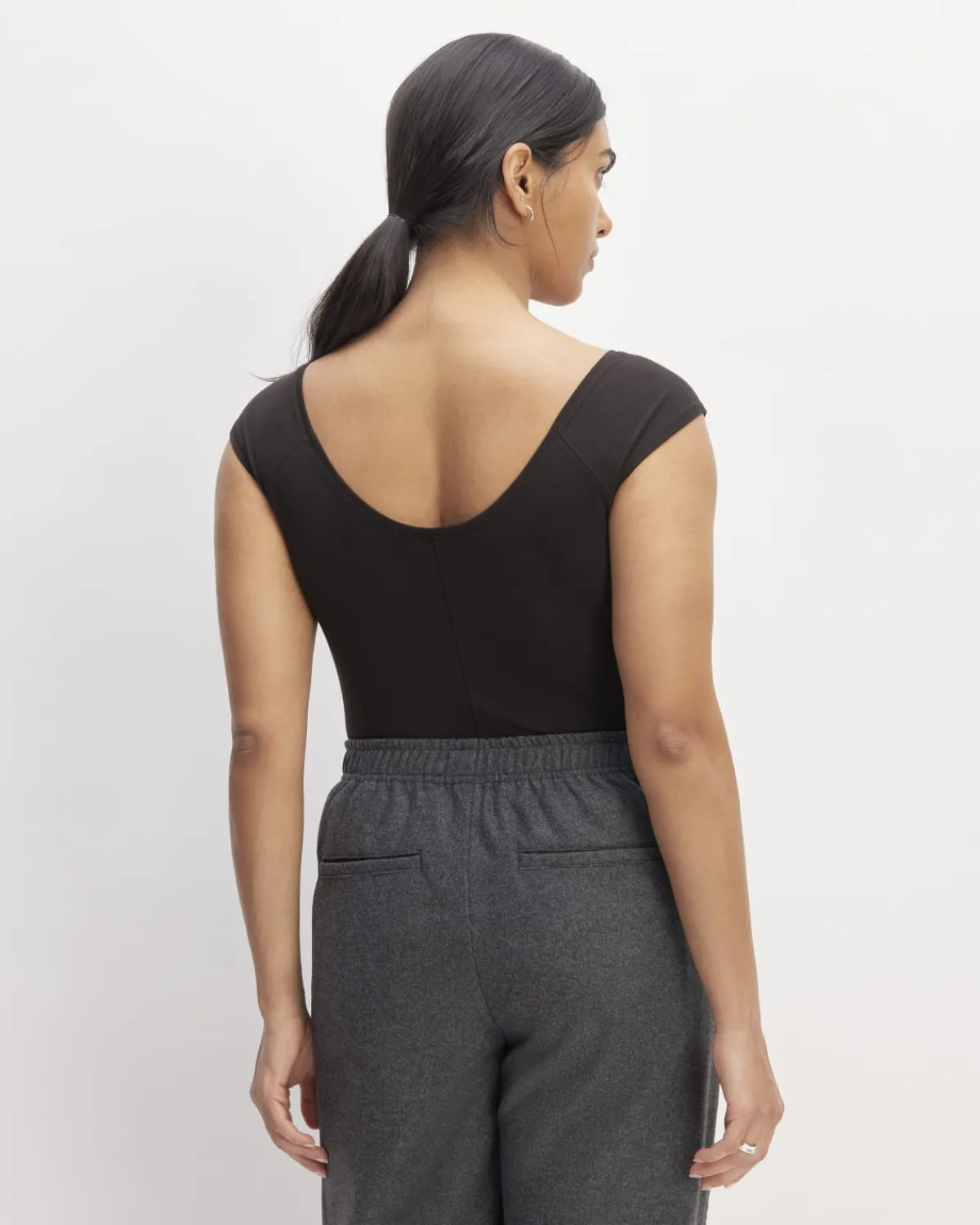 Everlane Tees|Short Sleeve Tees*The Supima® Form Cap-Sleeve Tee