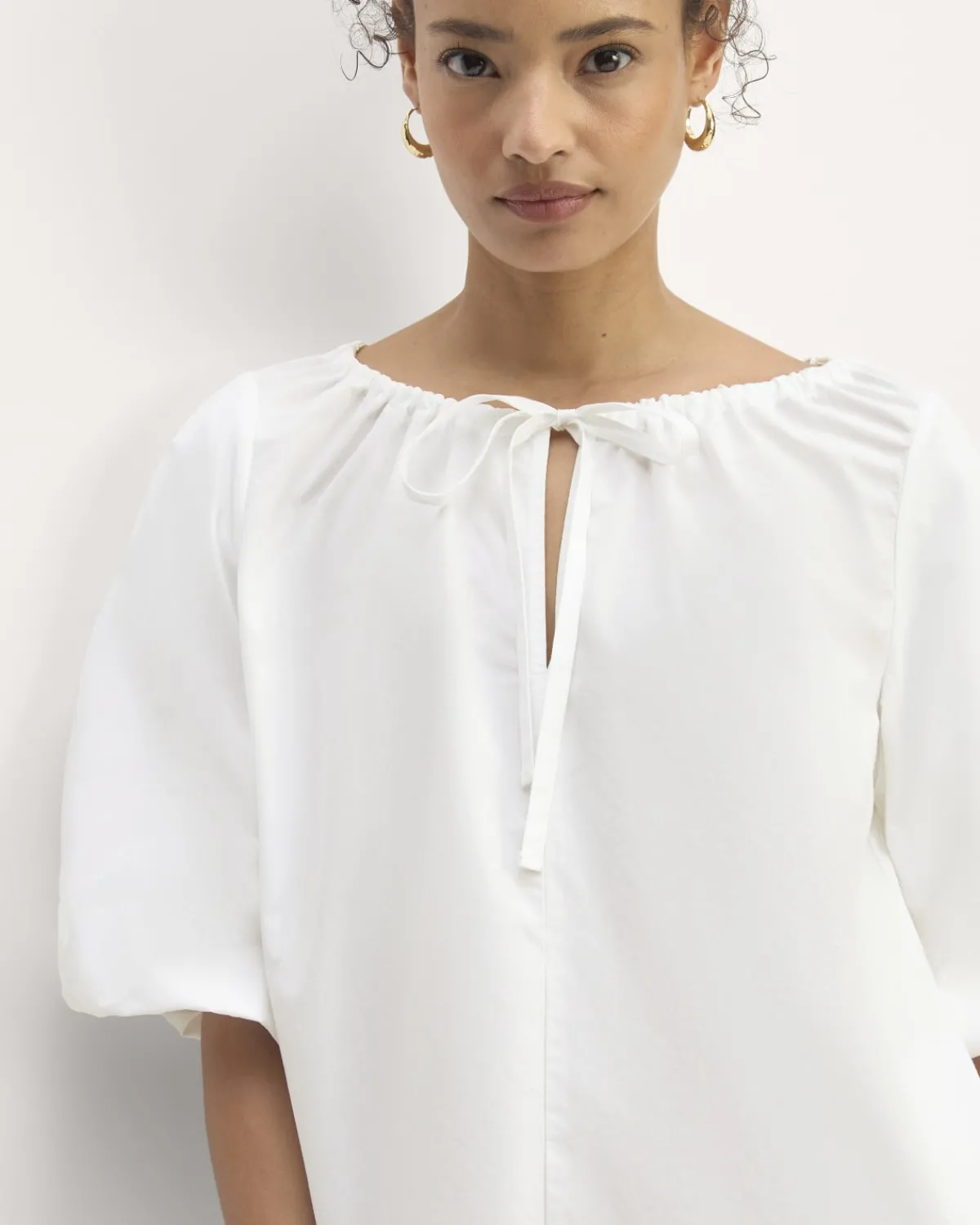 Everlane Dresses*The Supima® Puff-Sleeve Dress