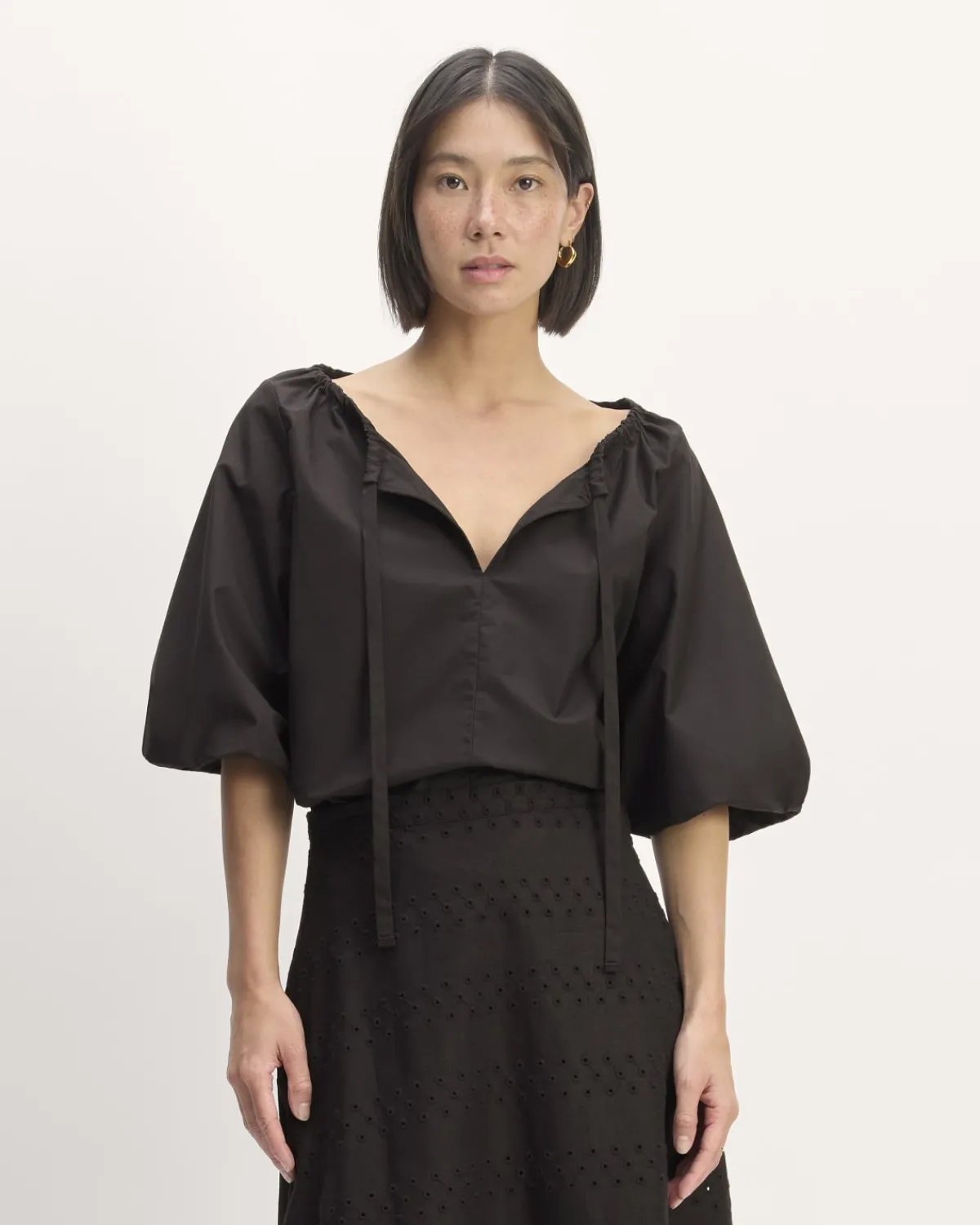 Everlane Tops*The Supima® Puff-Sleeve Top