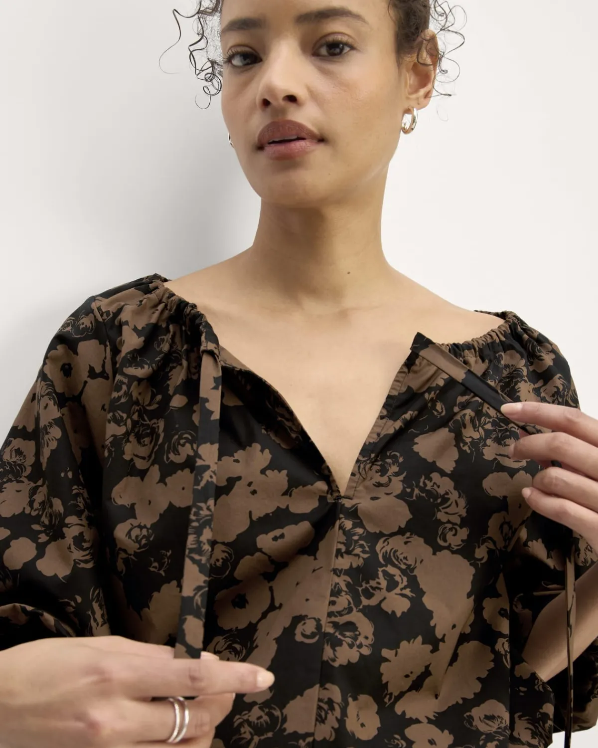 Everlane Tops*The Supima® Puff-Sleeve Top