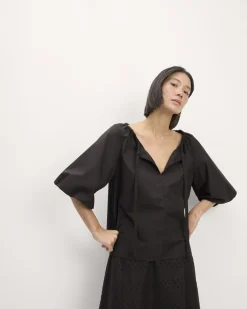 Everlane Tops*The Supima® Puff-Sleeve Top