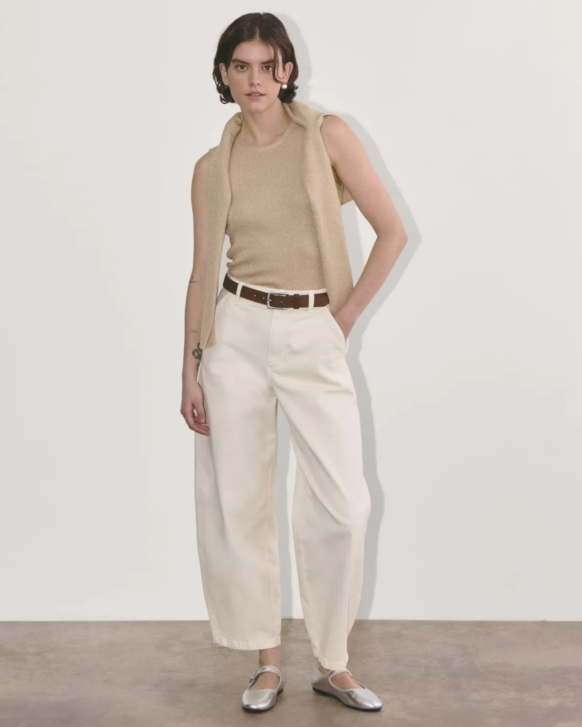 Everlane Sweaters|Crew Sweaters*The Tank in Lurex Merino