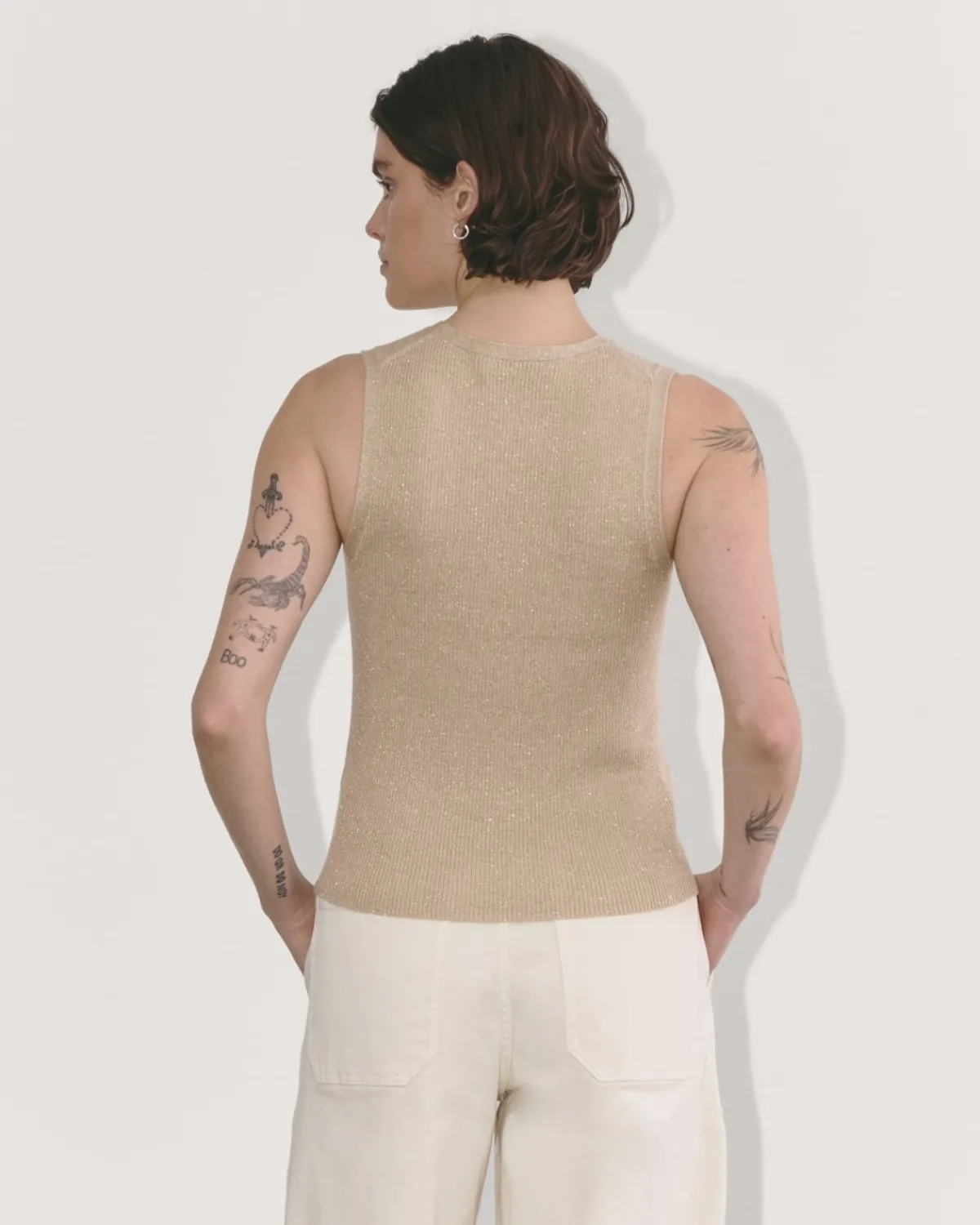 Everlane Sweaters|Crew Sweaters*The Tank in Lurex Merino