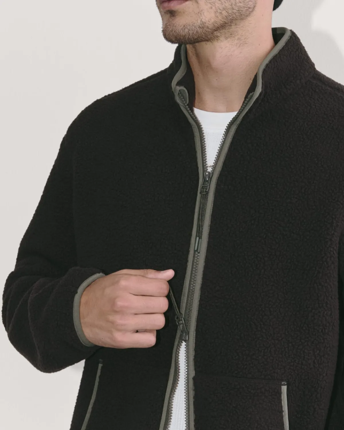 Everlane Shirts|Long Sleeve Shirts*The Teddy Fleece Black
