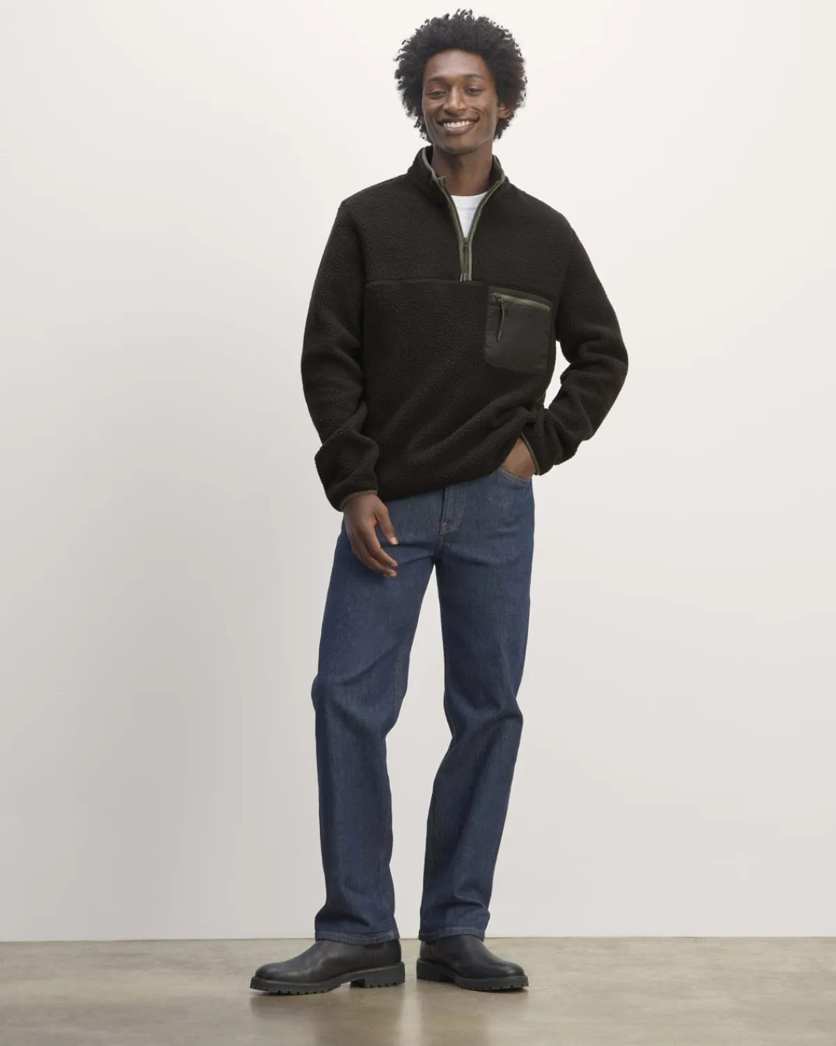 Everlane Shirts|Long Sleeve Shirts*The Teddy Quarter-Zip Fleece