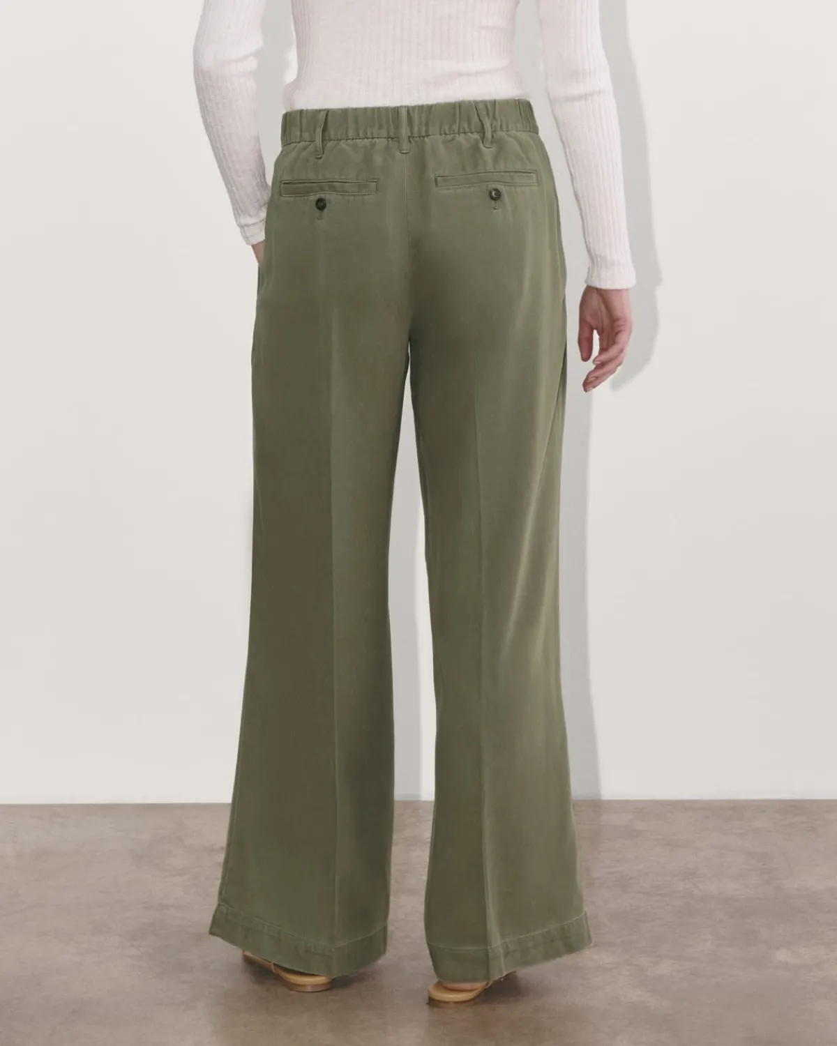 Everlane Pants|Wide-Leg Pants*The Trouser in Buttersoft