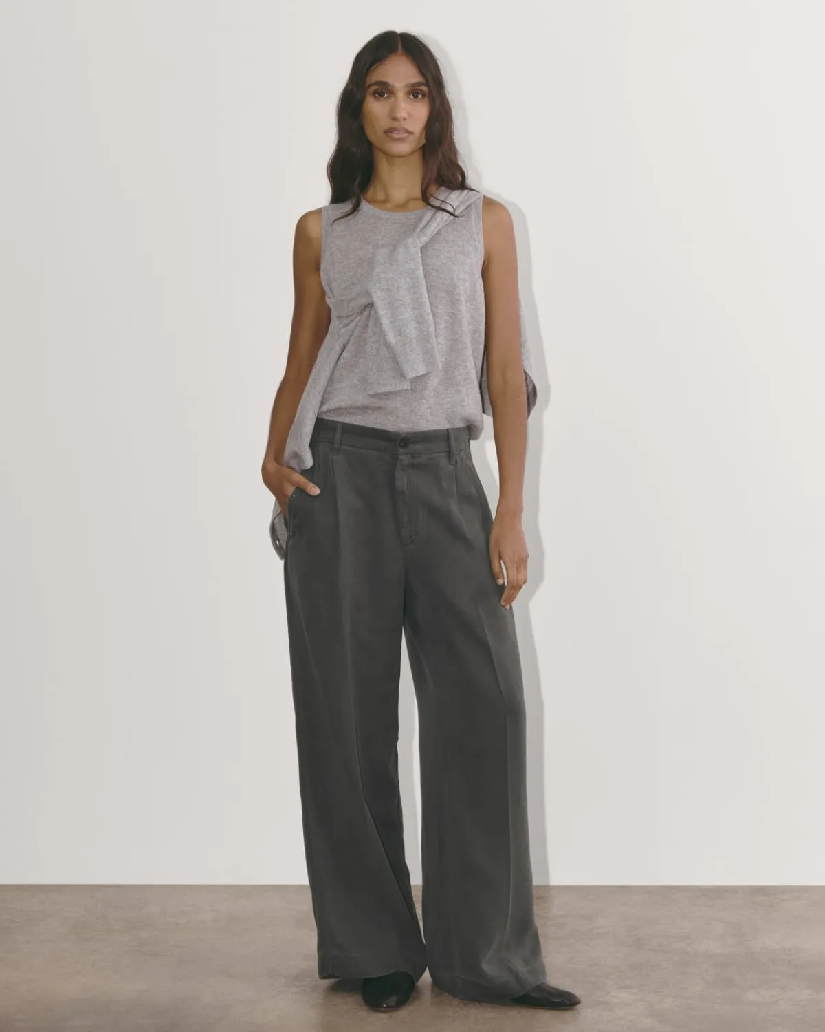 Everlane Pants|Wide-Leg Pants*The Trouser in Buttersoft
