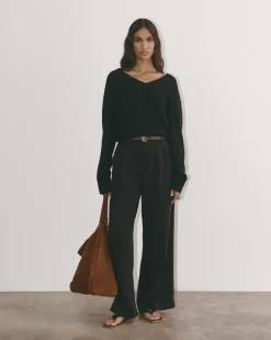 Everlane Pants|Wide-Leg Pants*The Trouser in Buttersoft
