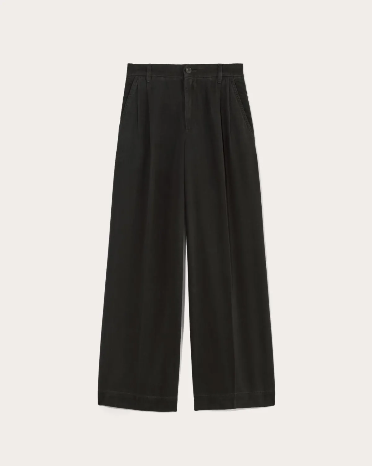 Everlane Pants|Wide-Leg Pants*The Trouser in Buttersoft