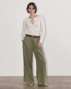 Everlane Pants|Wide-Leg Pants*The Trouser in Buttersoft