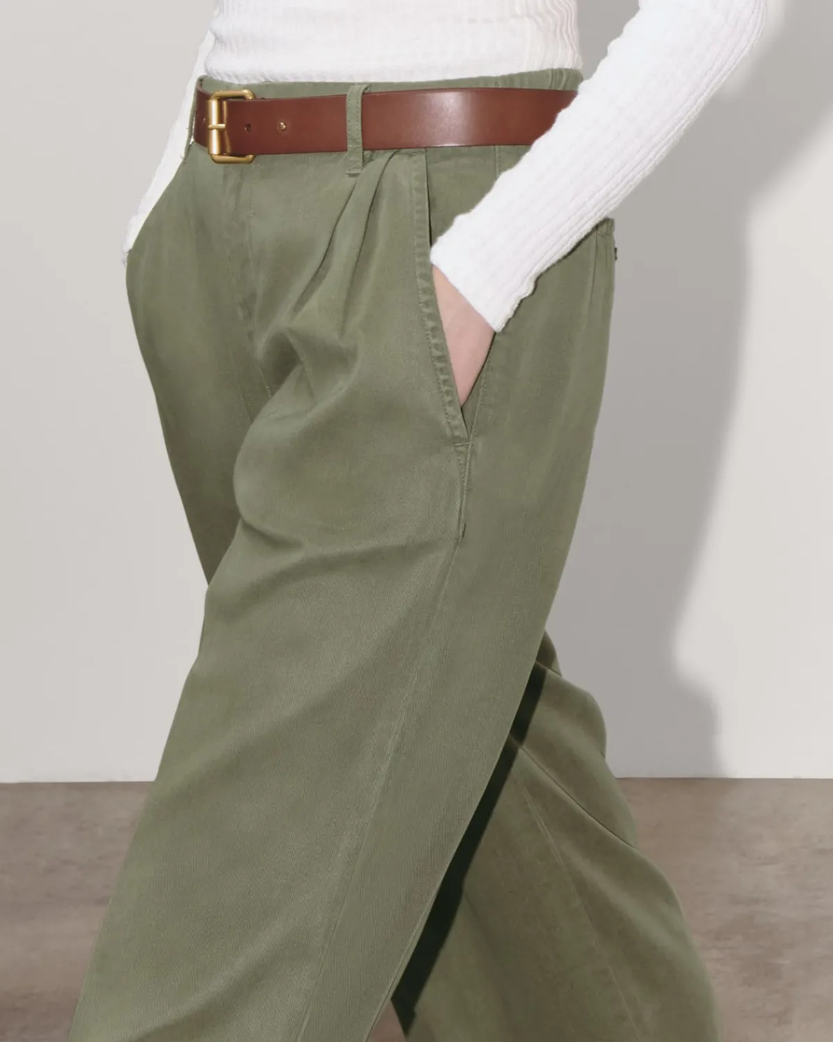 Everlane Pants|Wide-Leg Pants*The Trouser in Buttersoft