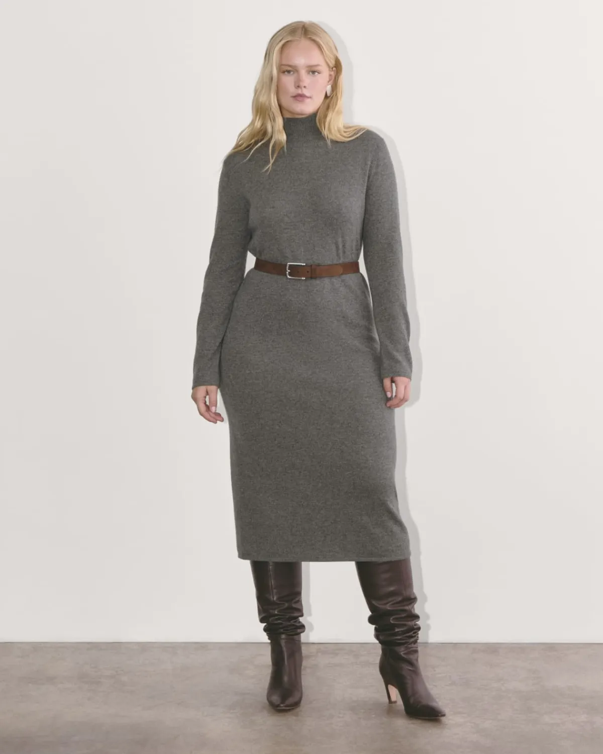 Everlane Dresses*The Turtleneck Sweater Dress in Cashmere
