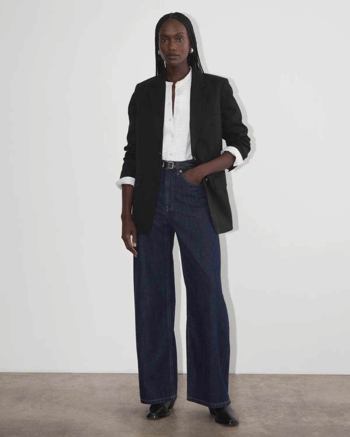 Everlane Tops*The Tuxedo Shirt in Silky Cotton