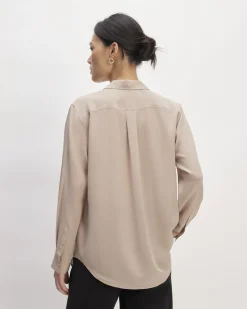 Everlane Tops*The Utility Shirt in Washable Silk