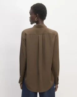 Everlane Tops*The Utility Shirt in Washable Silk