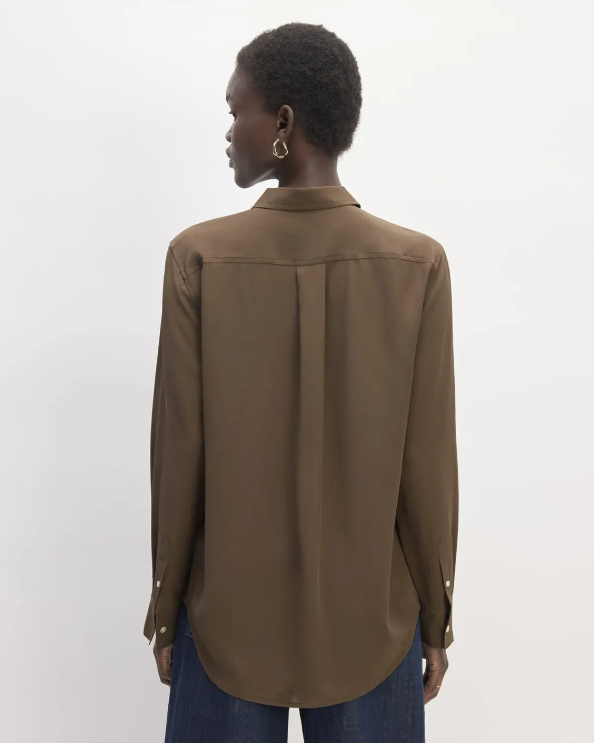Everlane Tops*The Utility Shirt in Washable Silk