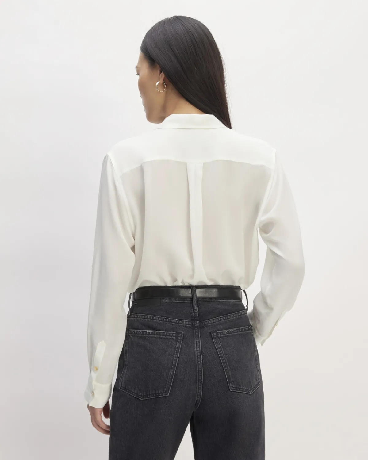 Everlane Tops*The Utility Shirt in Washable Silk