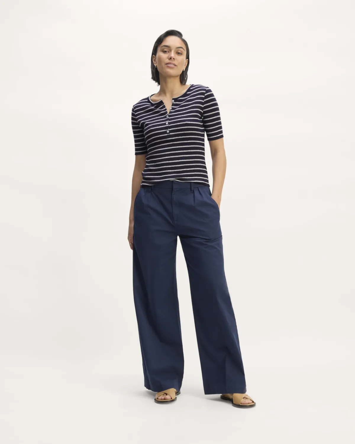 Everlane Tees|Short Sleeve Tees*The Vintage Rib Henley