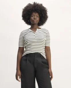 Everlane Tees|Short Sleeve Tees*The Vintage Rib Henley
