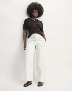 Everlane Tees|Short Sleeve Tees*The Vintage Rib Henley