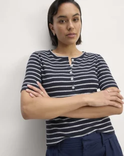 Everlane Tees|Short Sleeve Tees*The Vintage Rib Henley