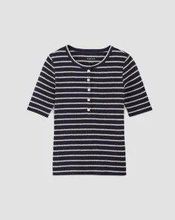 Everlane Tees|Short Sleeve Tees*The Vintage Rib Henley